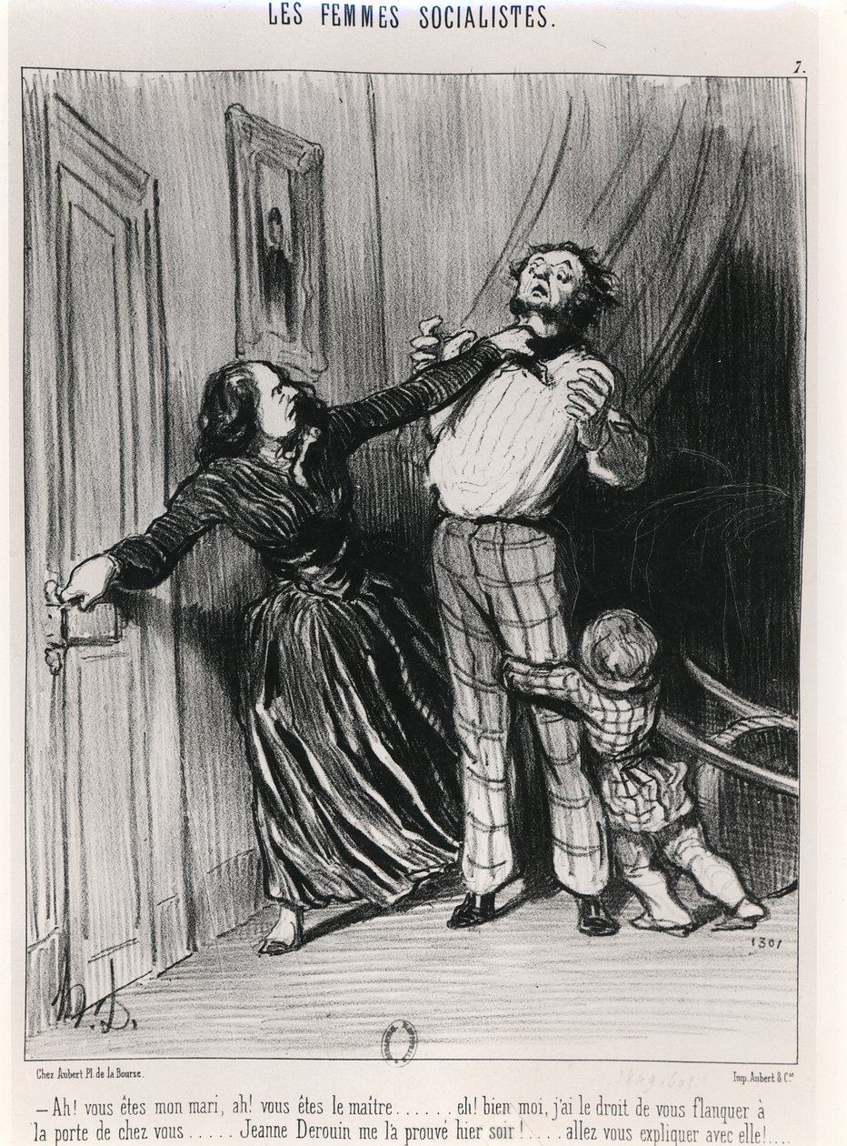 Le donne socialiste, 1849 da Honoré Daumier
