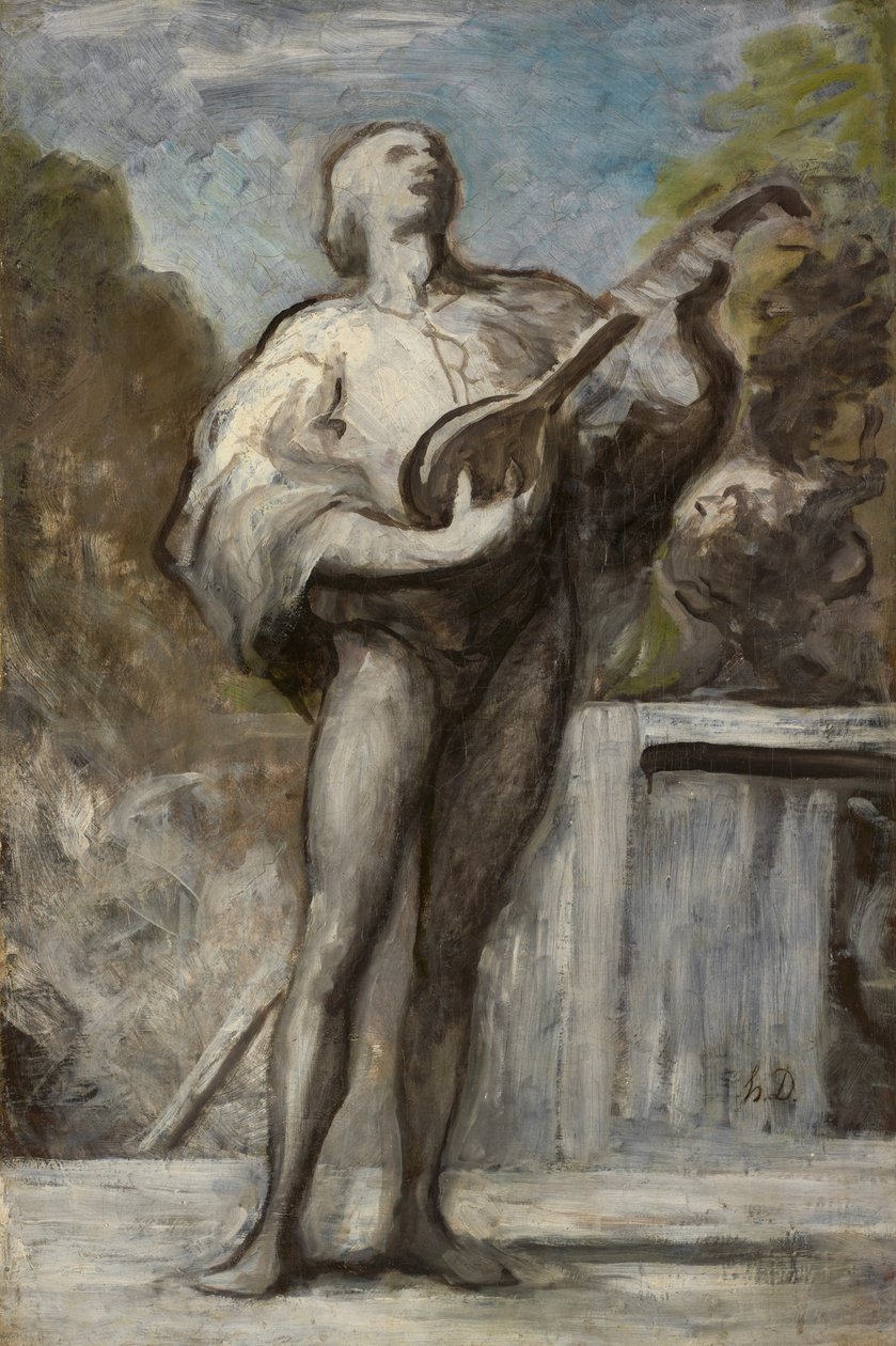 Il trovatore da Honoré Daumier