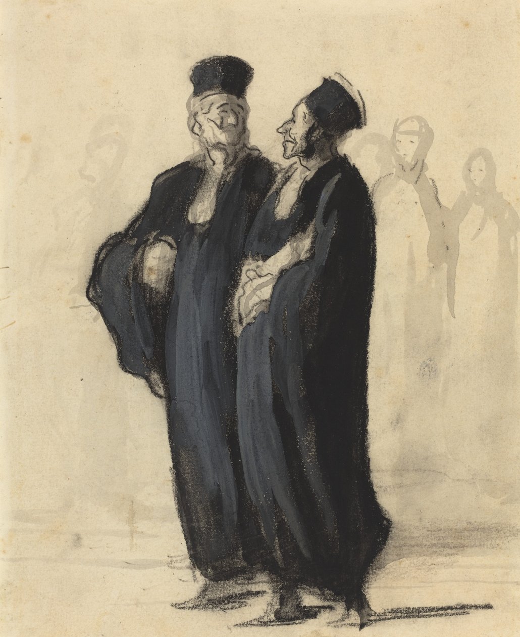 Due Avvocati da Honoré Daumier