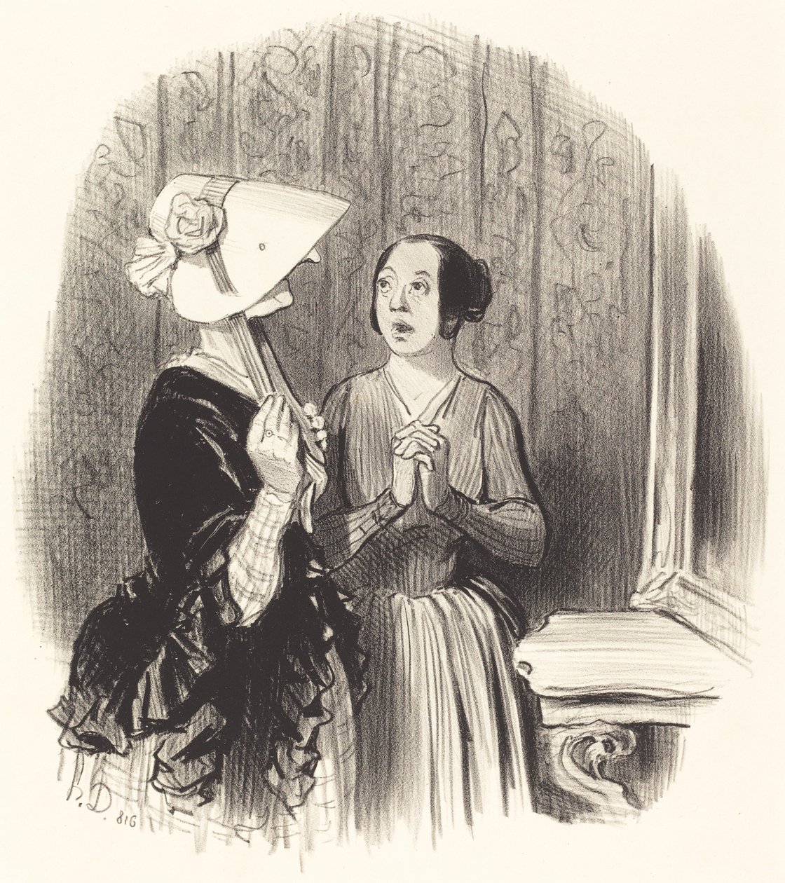 Un Cappello Pamela da Honoré Daumier