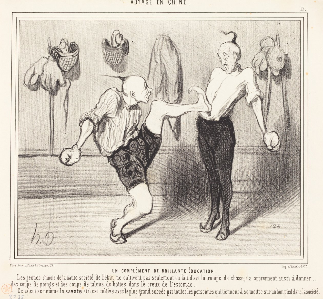 Un complemento di brillante educazione da Honoré Daumier