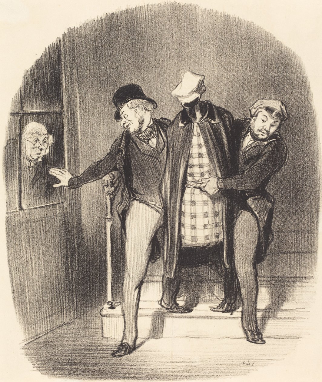 Un Trasloco Furtivo da Honoré Daumier