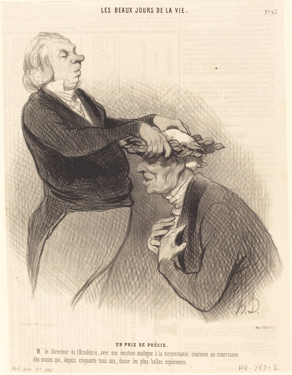 Un Premio di poesia da Honoré Daumier