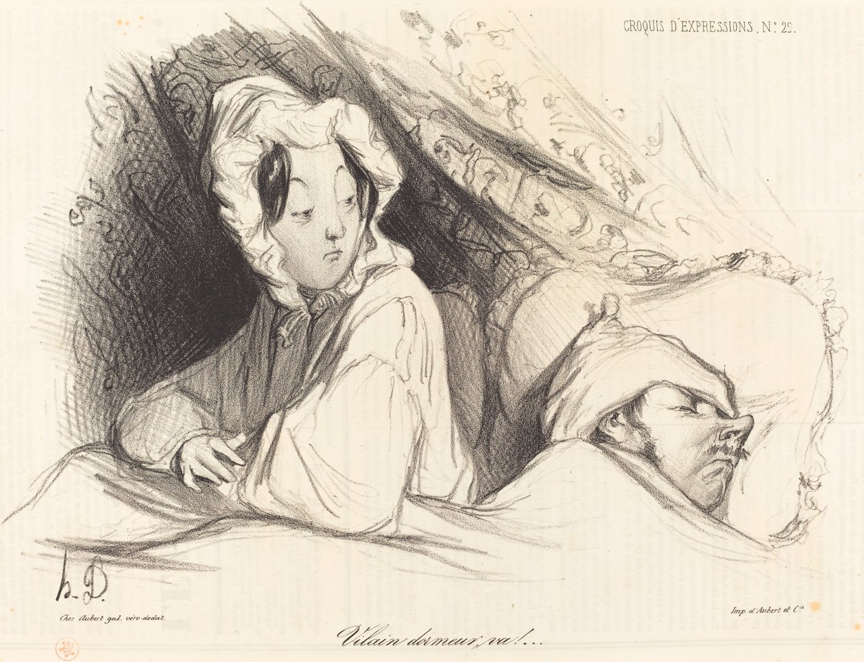 Vilain dormeur, va! da Honoré Daumier