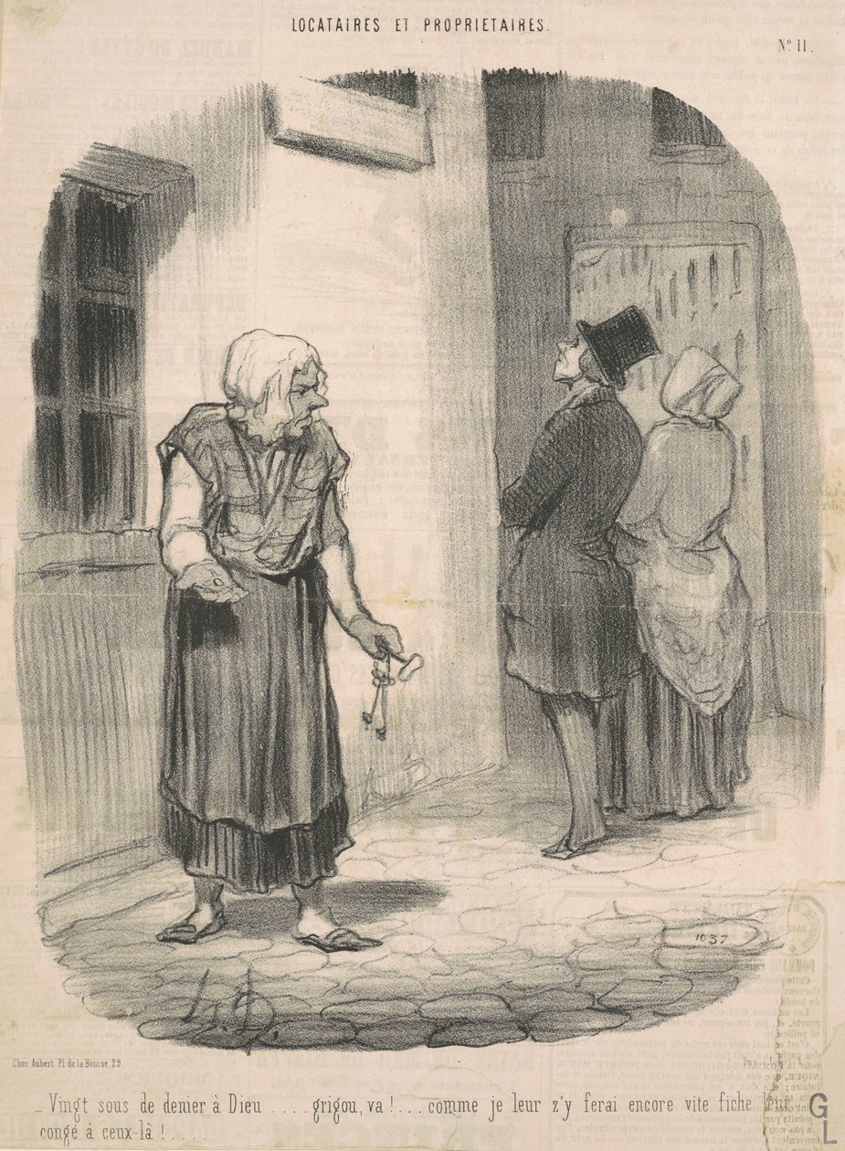 Venti soldi di denaro a Dio... da Honoré Daumier