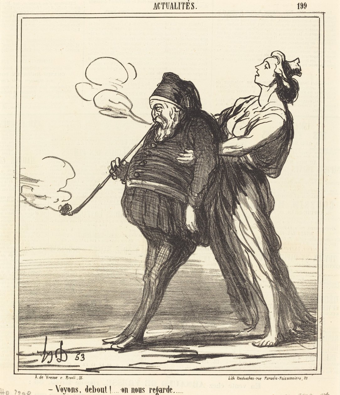 Vediamo!... in piedi, ci guardano da Honoré Daumier