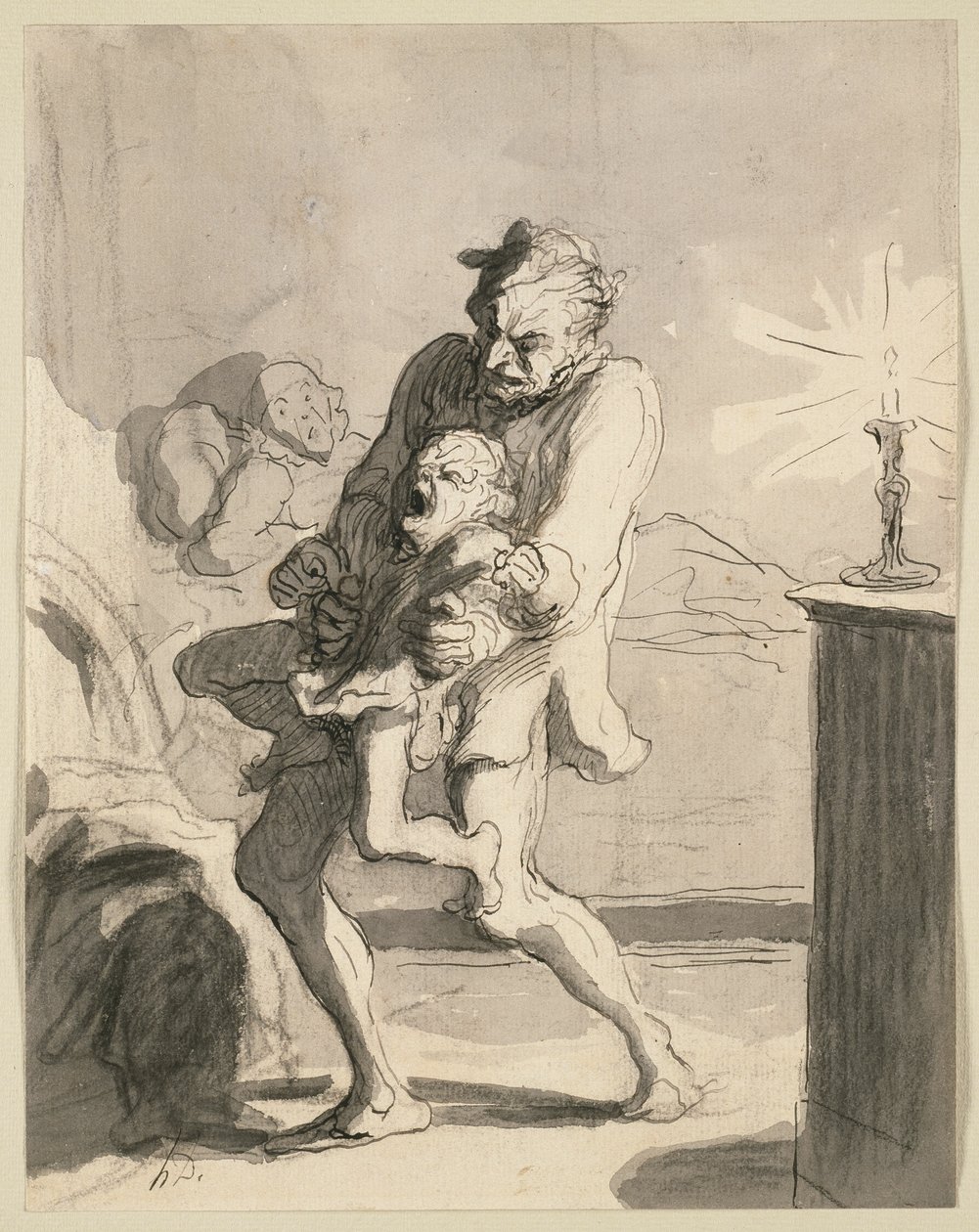 Disciplina paterna da Honoré Victorin Daumier