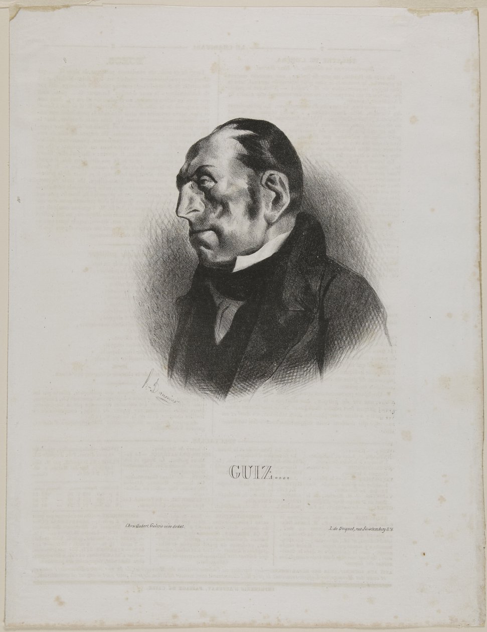 Guiz.... da Honoré Victorin Daumier