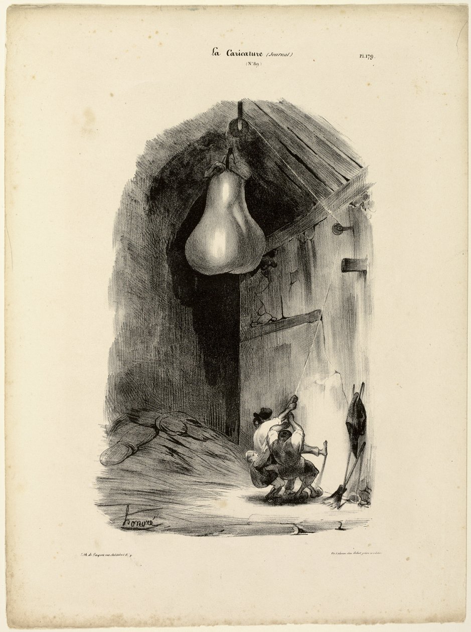 "Heave-ho!...Heave-ho! Heave-ho!", piatto 179 da Honoré Victorin Daumier