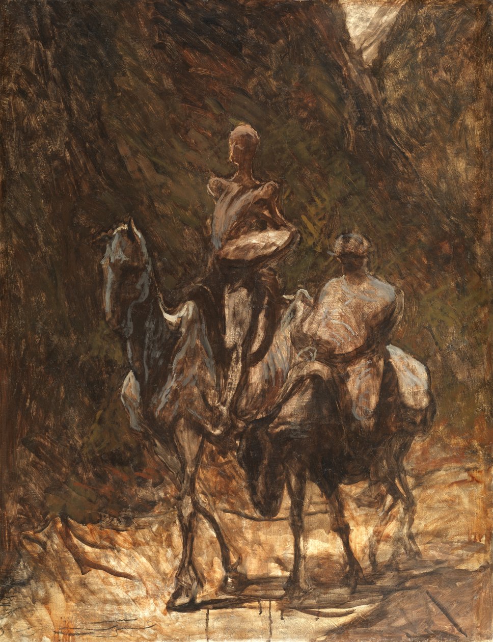 Don Chisciotte e Sancho Panza da Honoré Daumier