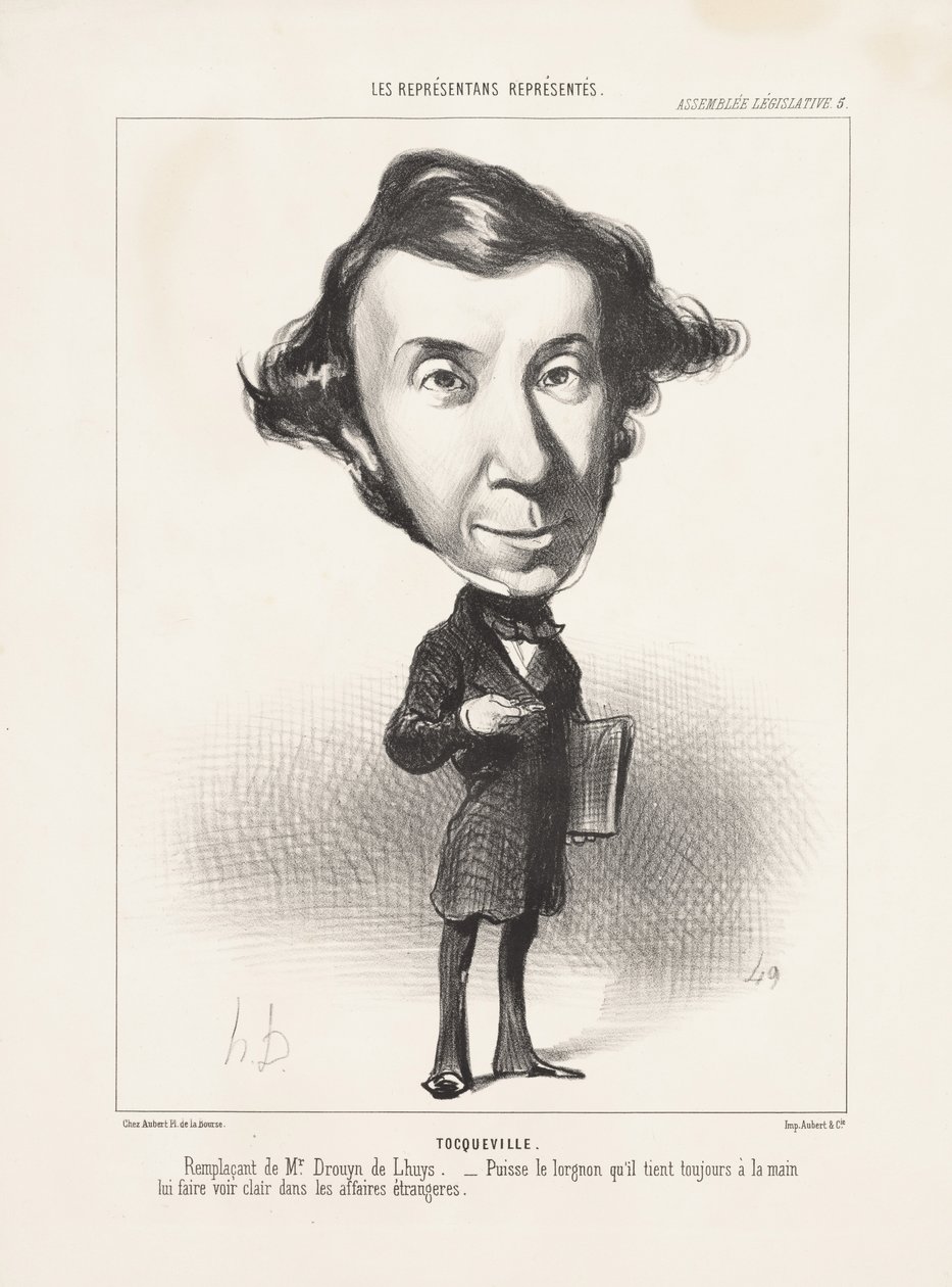 Tocqueville, 1849 da Honoré Daumier