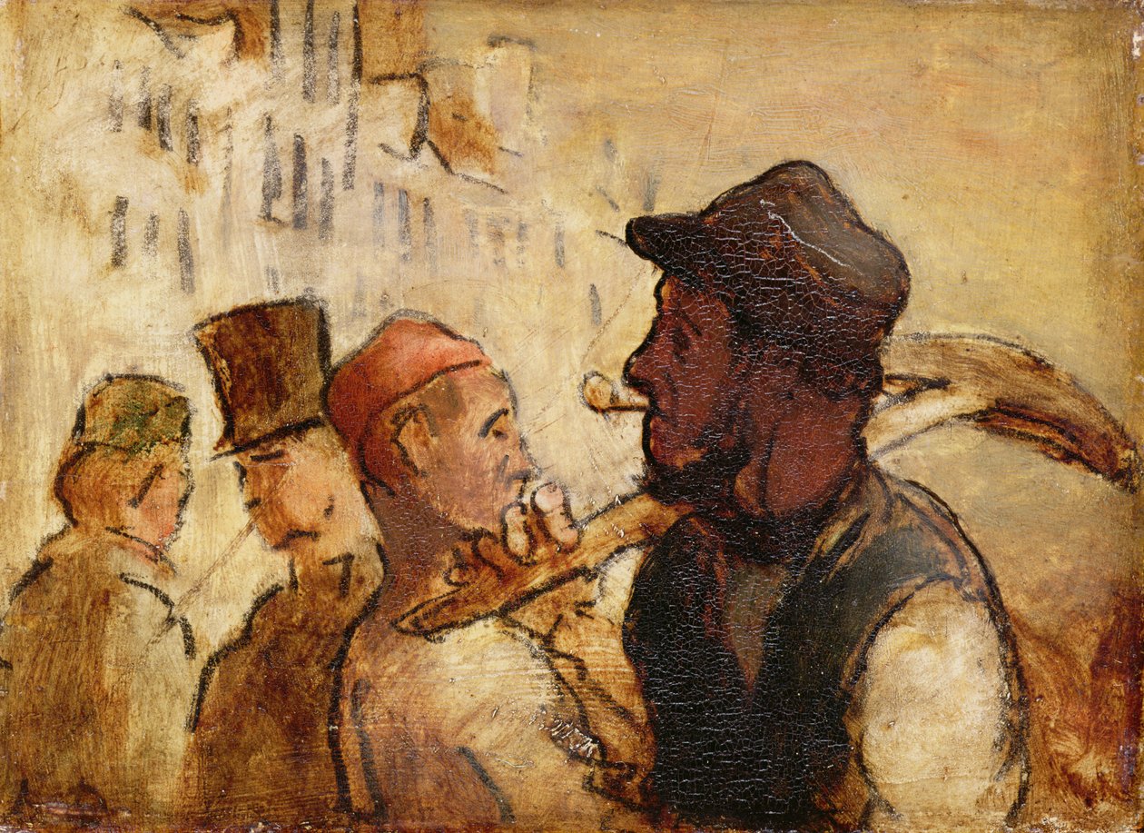 Operai sulla strada da Honoré Daumier