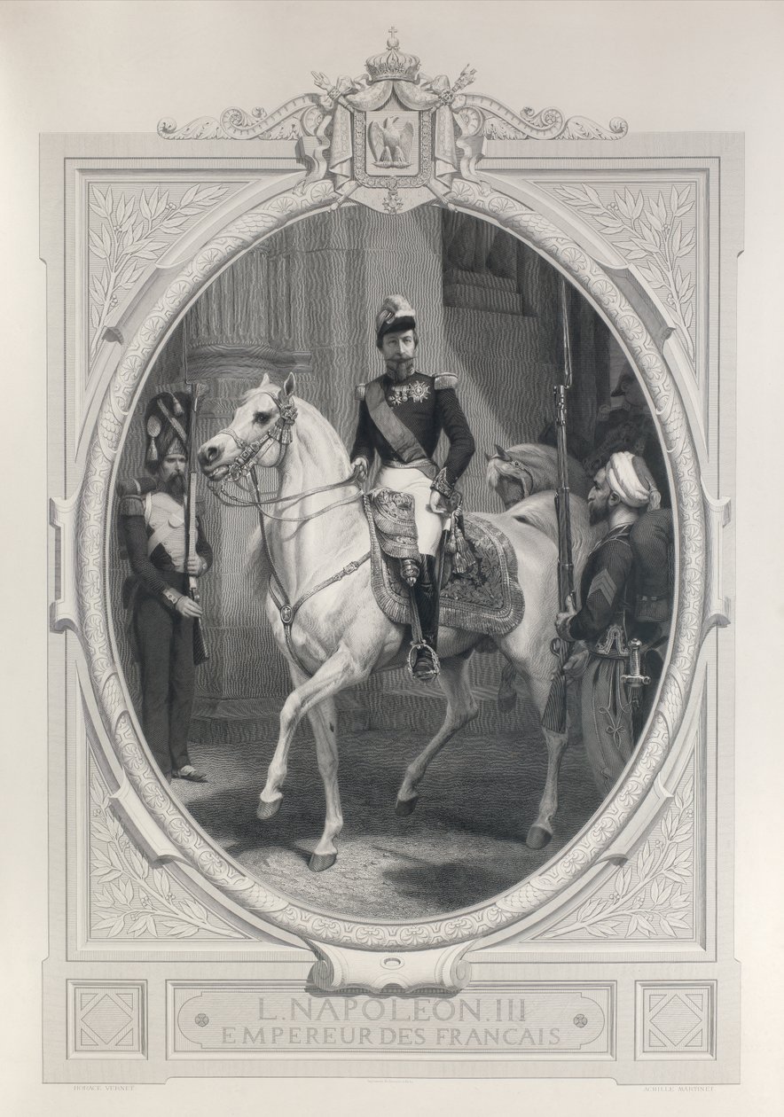 Ritratto equestre di Napoleone 3 da Horace Vernet