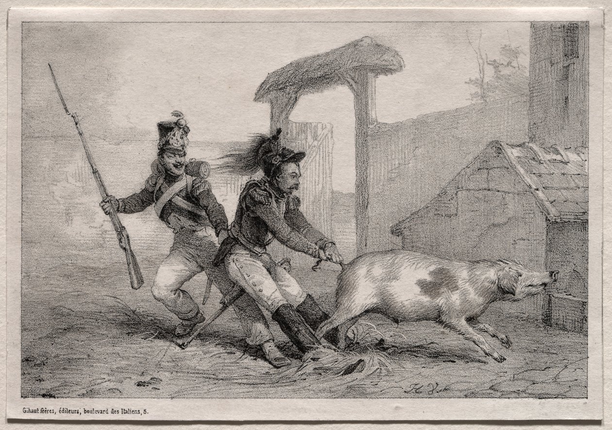 Predoni, tenete duro da Emile Jean Horace Vernet
