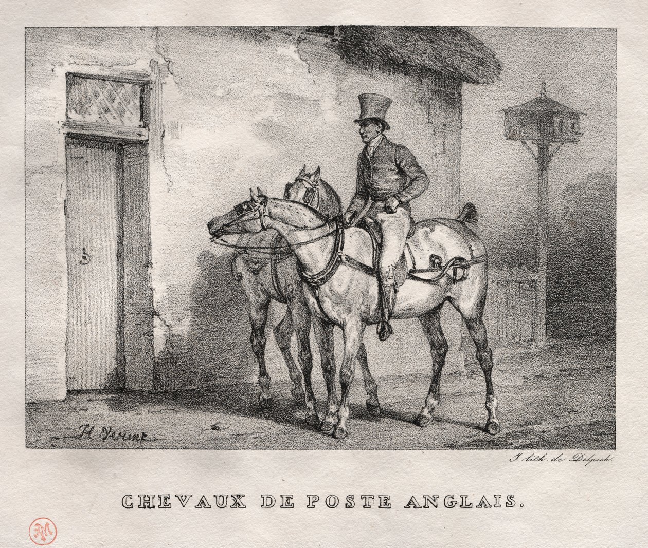 Cavalli Postali da Emile Jean Horace Vernet