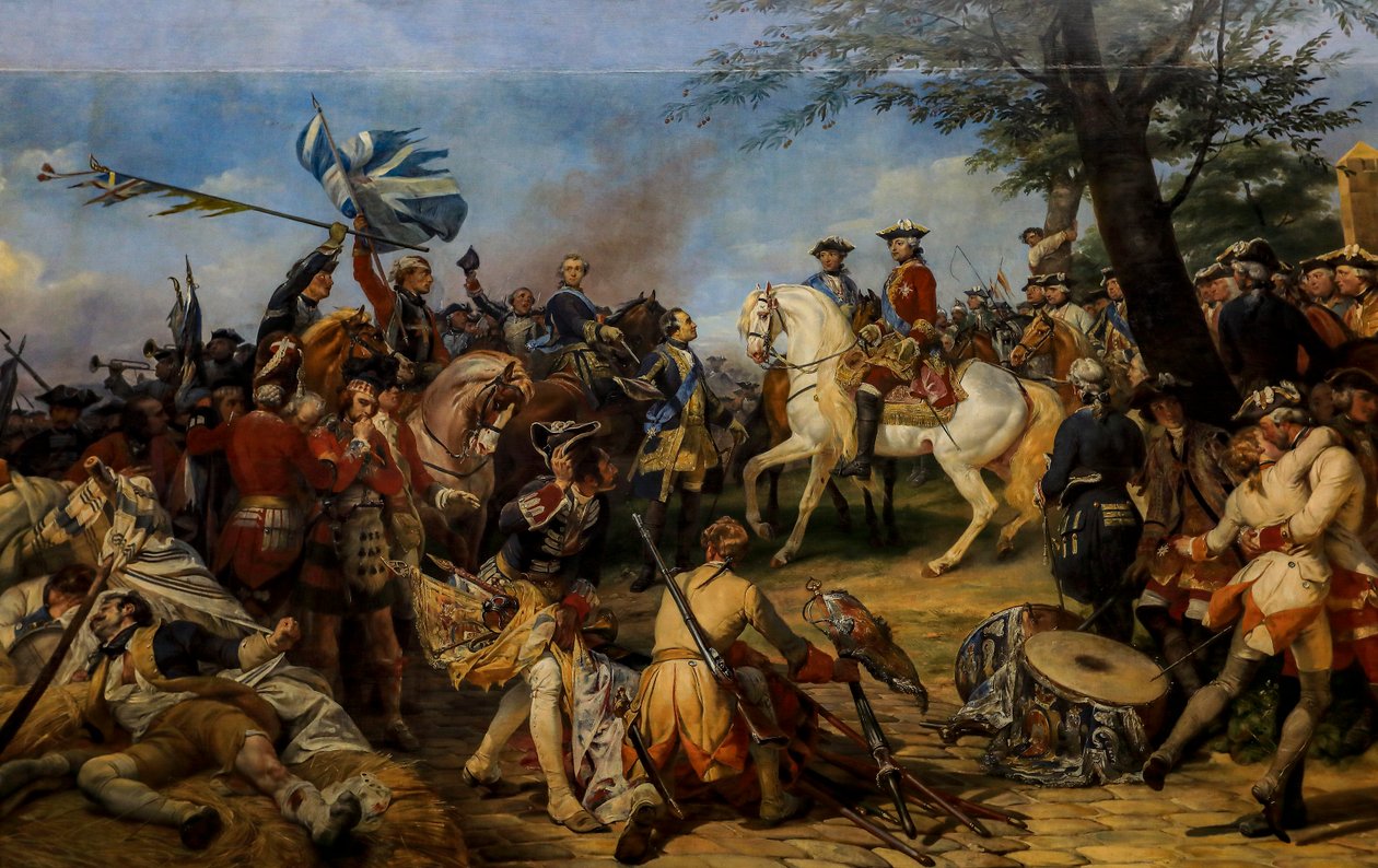 La battaglia di Fontenoy da Horace Vernet