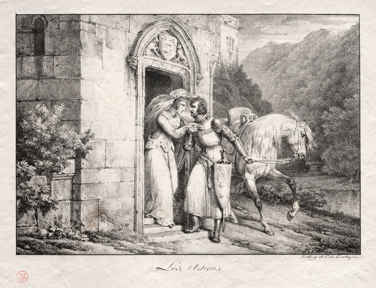 Gli Addii da Emile Jean Horace Vernet
