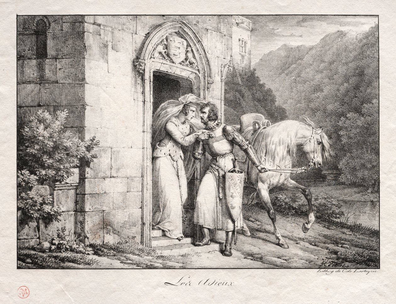 Gli Addii da Emile Jean Horace Vernet
