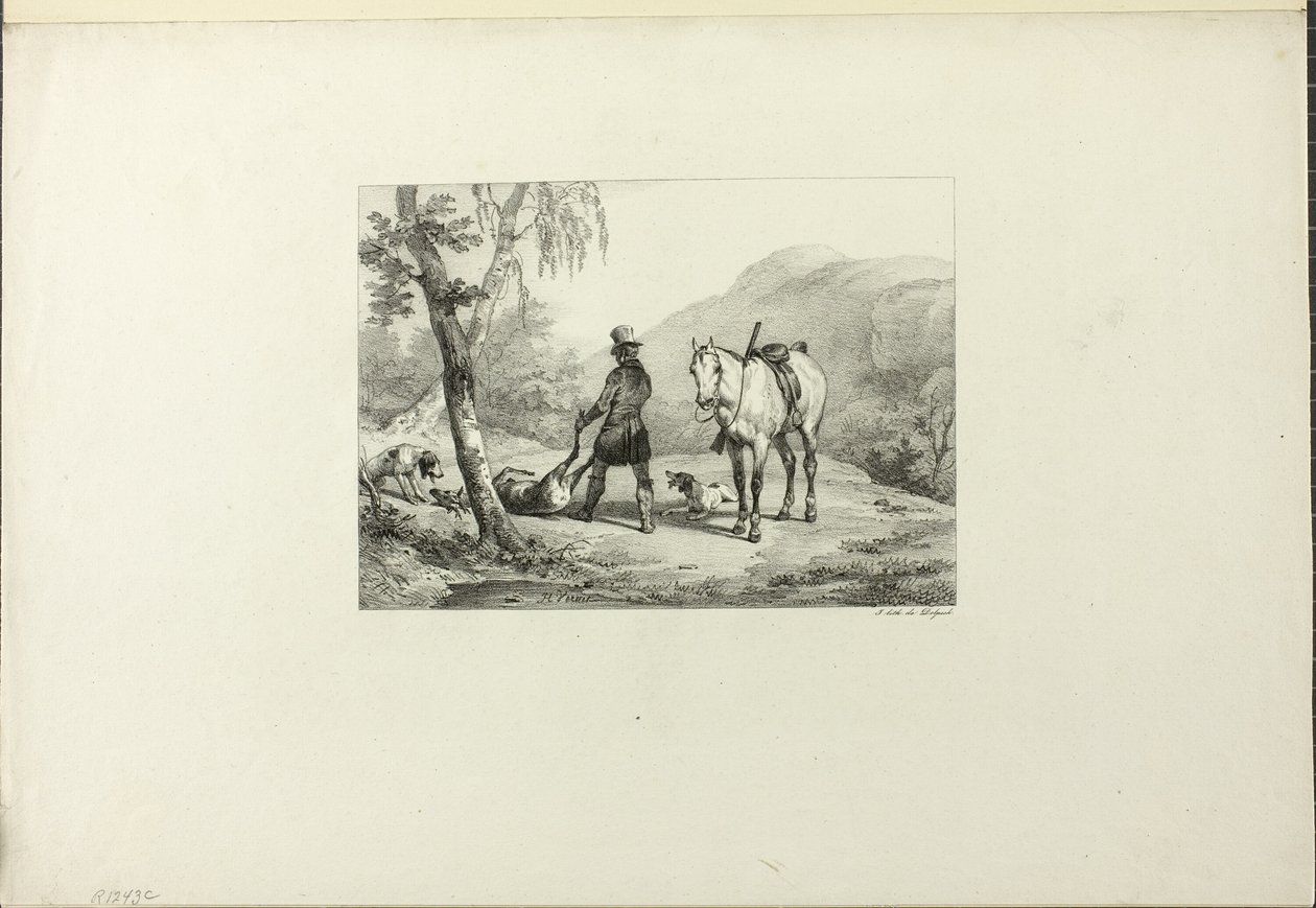 La cava da Emile Jean Horace Vernet
