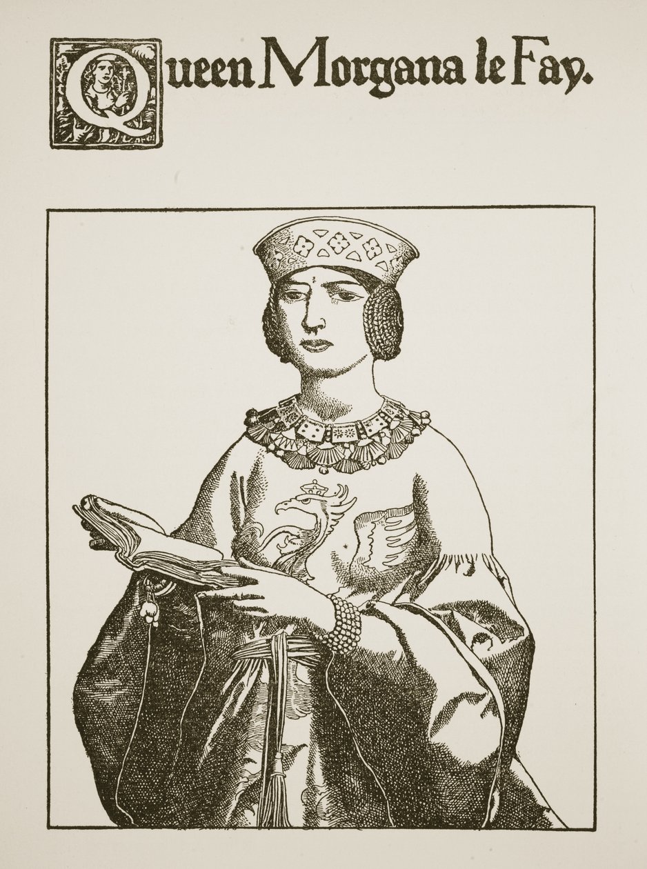 Regina Morgana la Fata, illustrazione da 