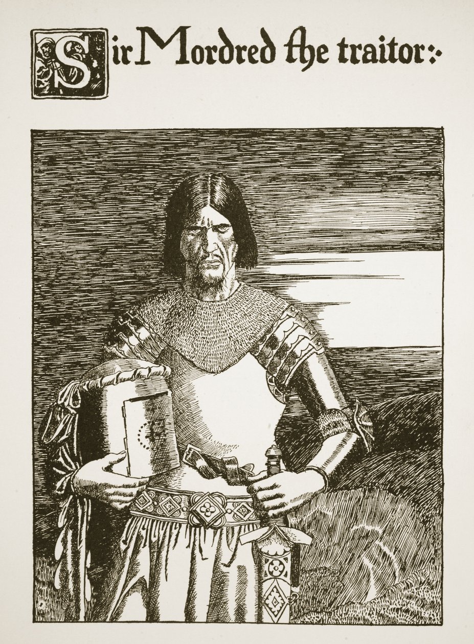 Sir Mordred il Traditore, illustrazione da 