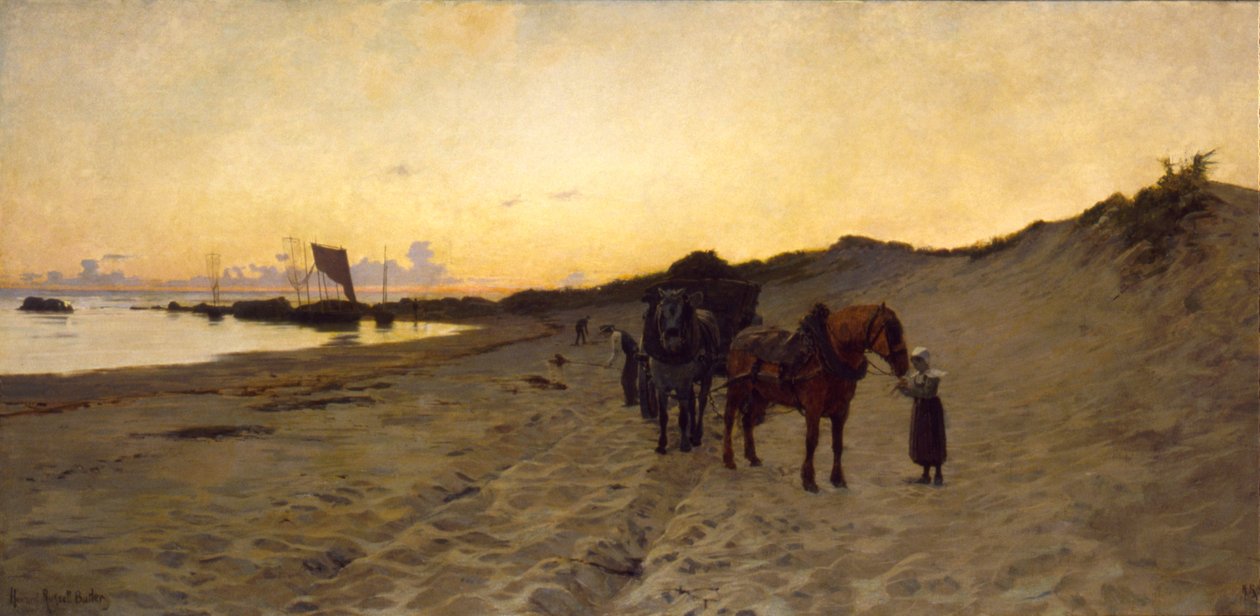 I raccoglitori di alghe, 1886 da Howard Russell Butler