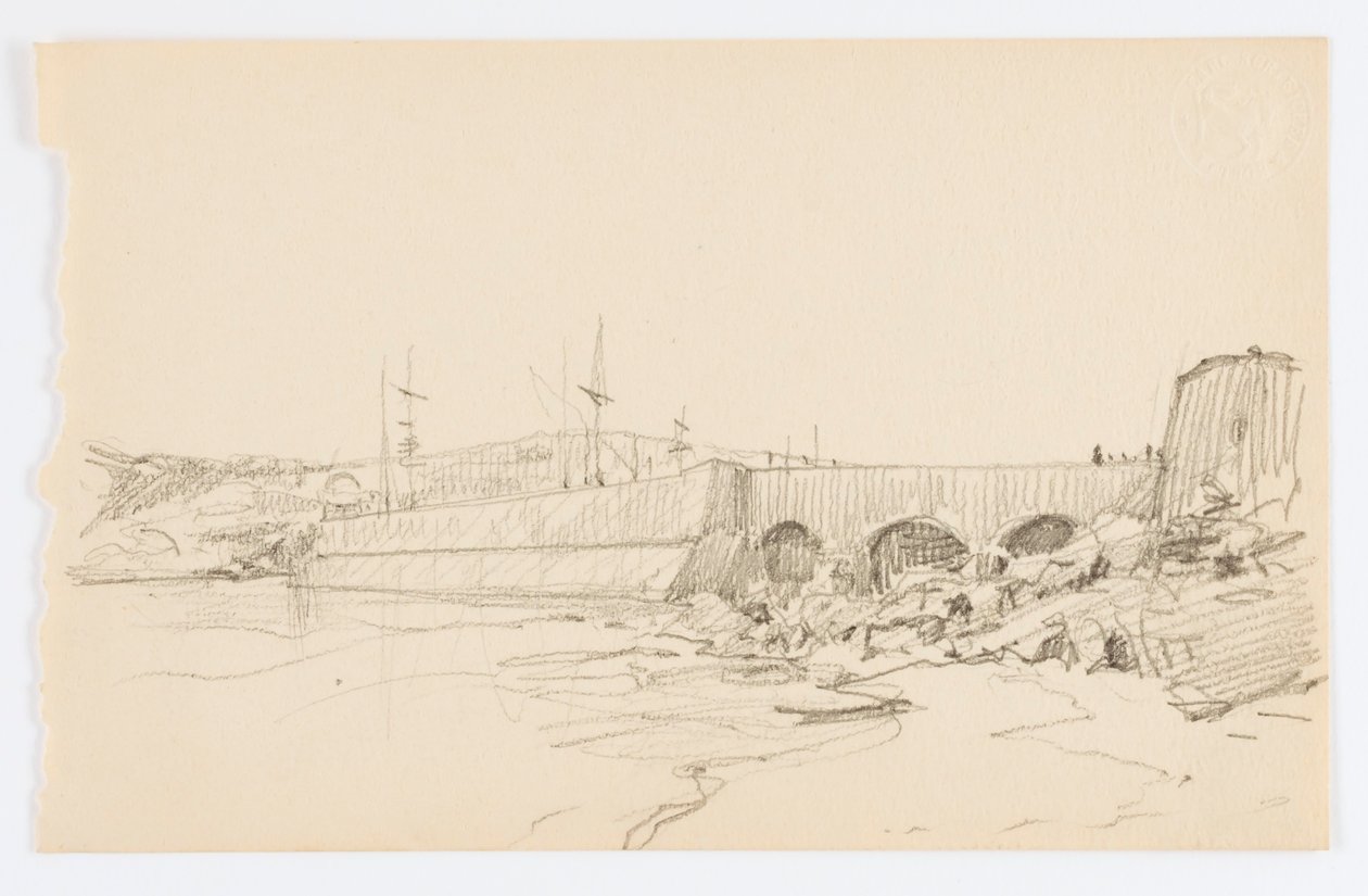 Senza titolo (Molo e spiaggia) da Howard Russell Butler