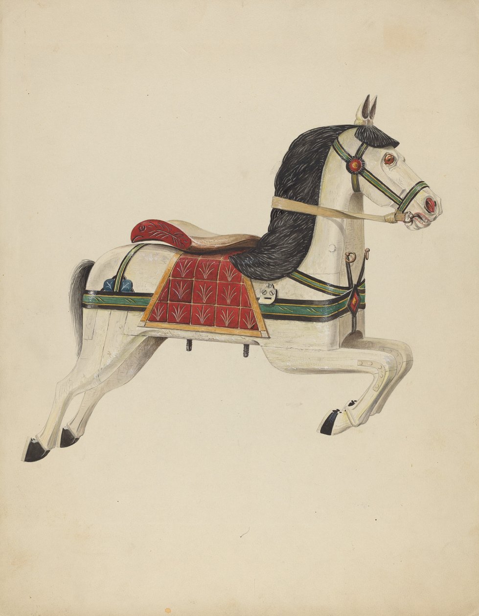 Cavallo da giostra da Howard Weld