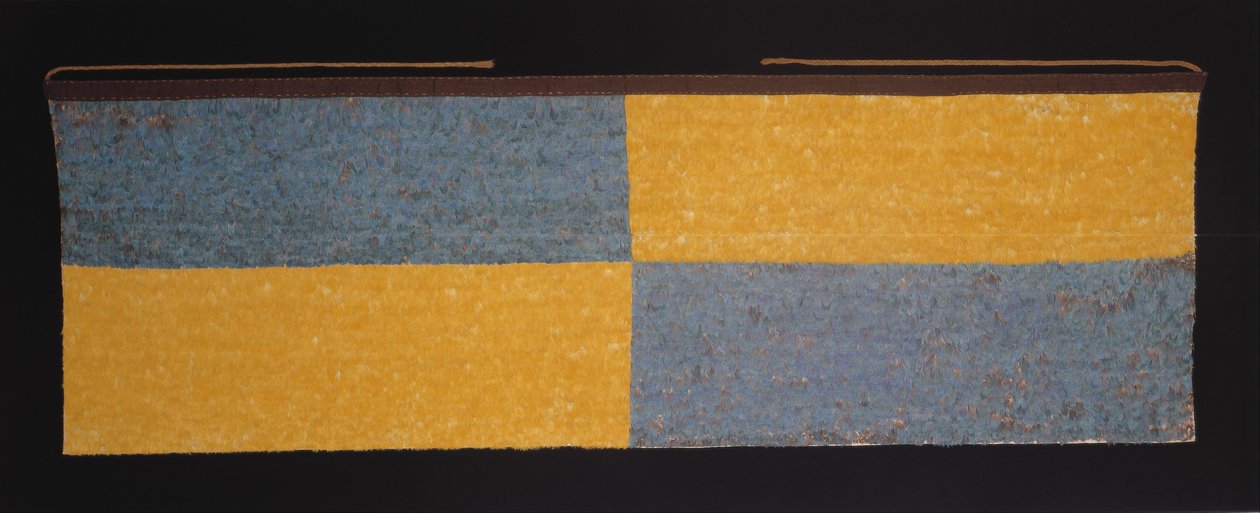 Standard di cotone e piume ML600003 da Nasca Huari style