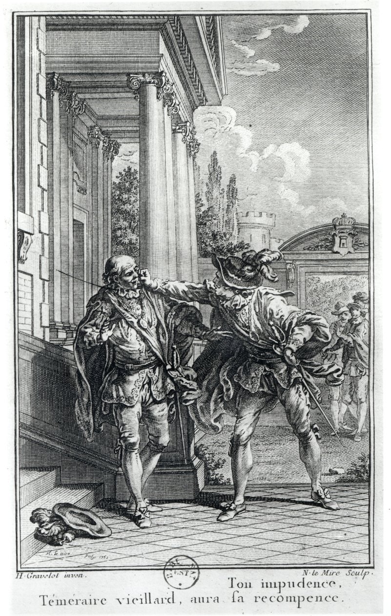 Scena di combattimento, illustrazione per 