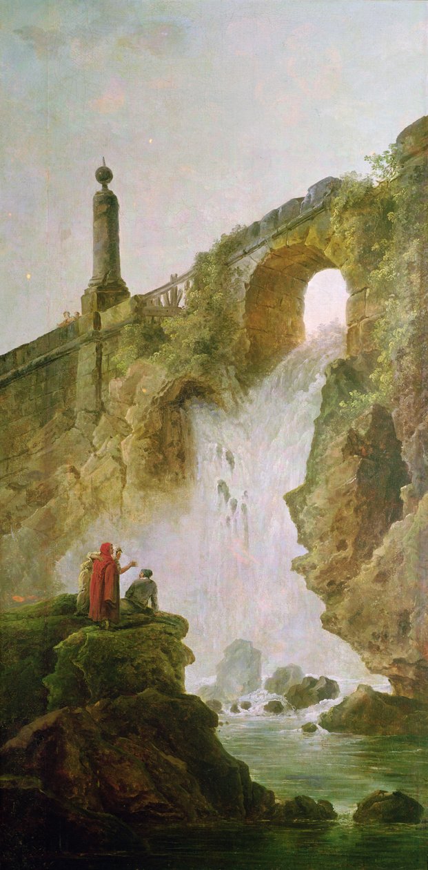 Paesaggio, La cascata da Hubert Robert