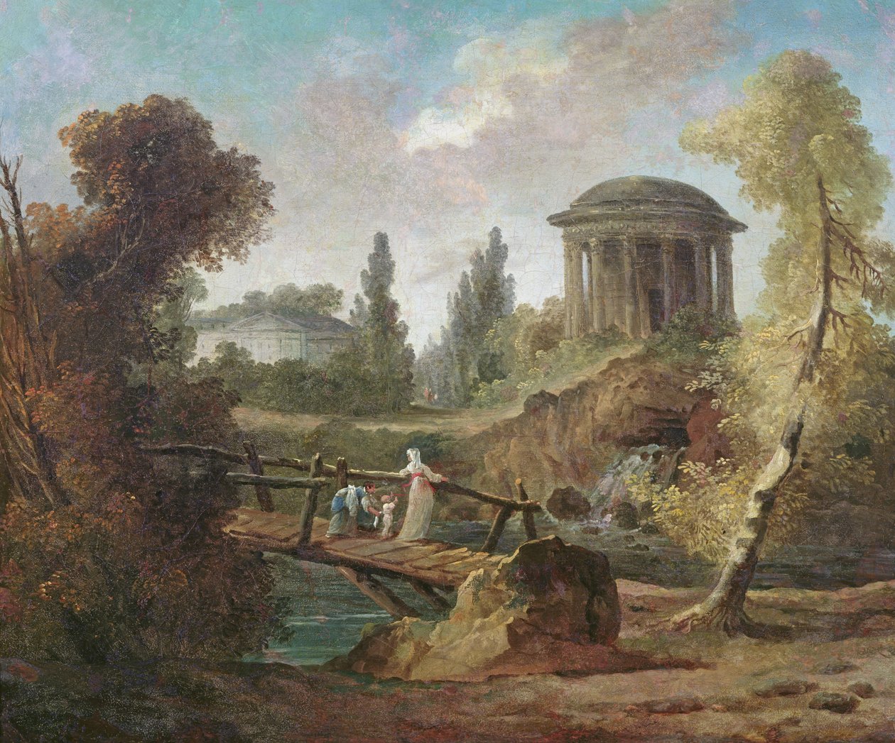 Le cascate di Tivoli, c.1775 da Hubert Robert