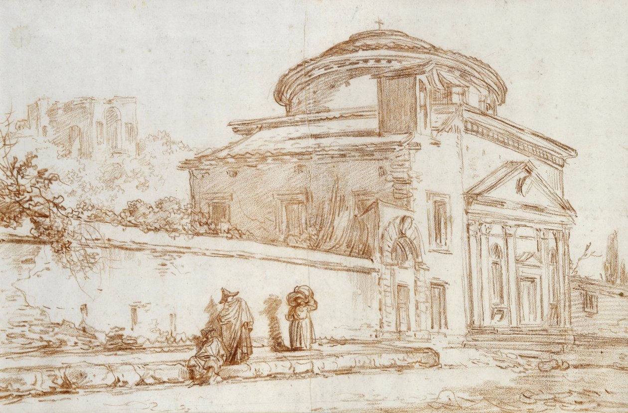 Villa Sacchetti, Roma da Hubert Robert
