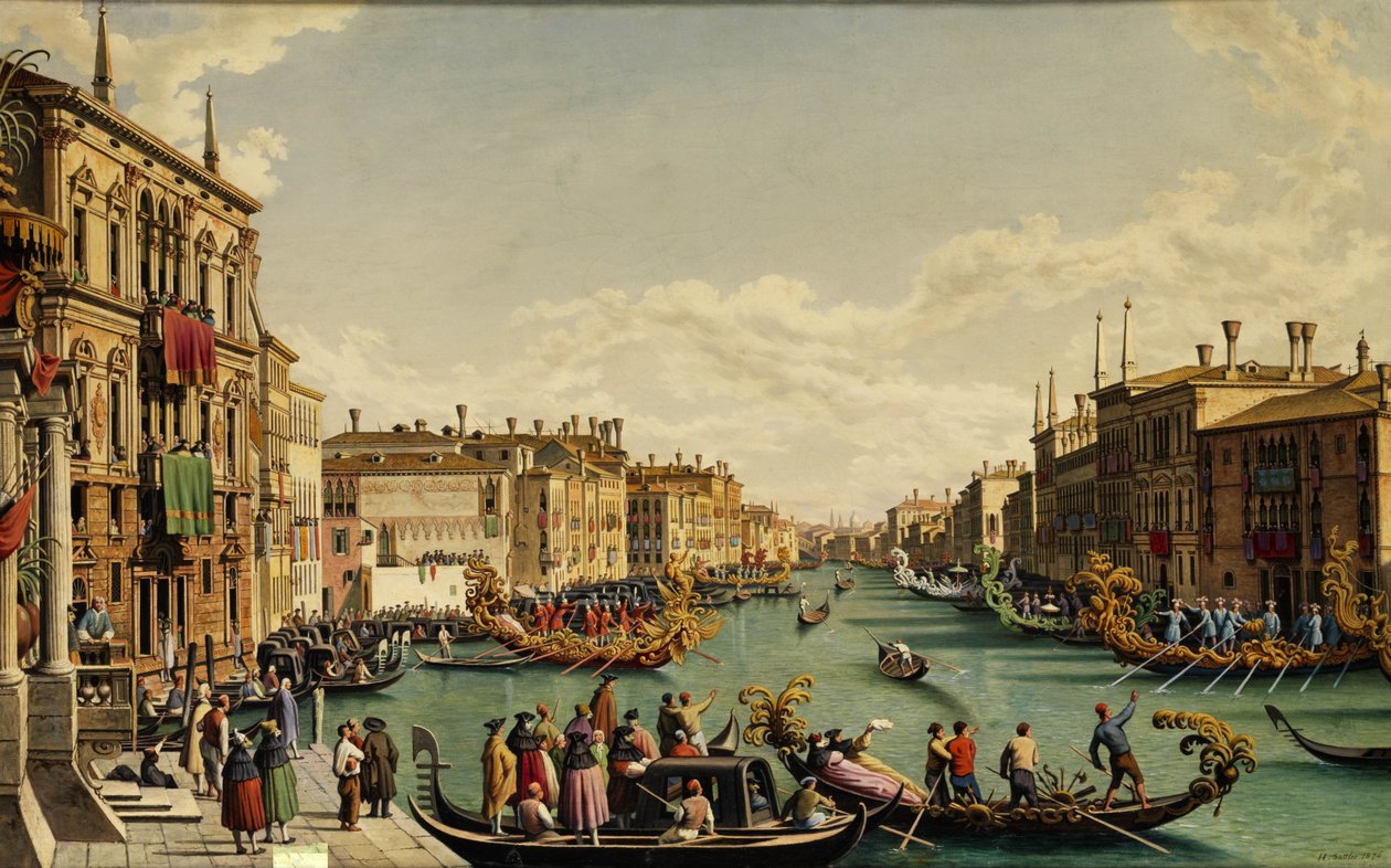 La festa del Redentore a Venezia da Hubert Sattler