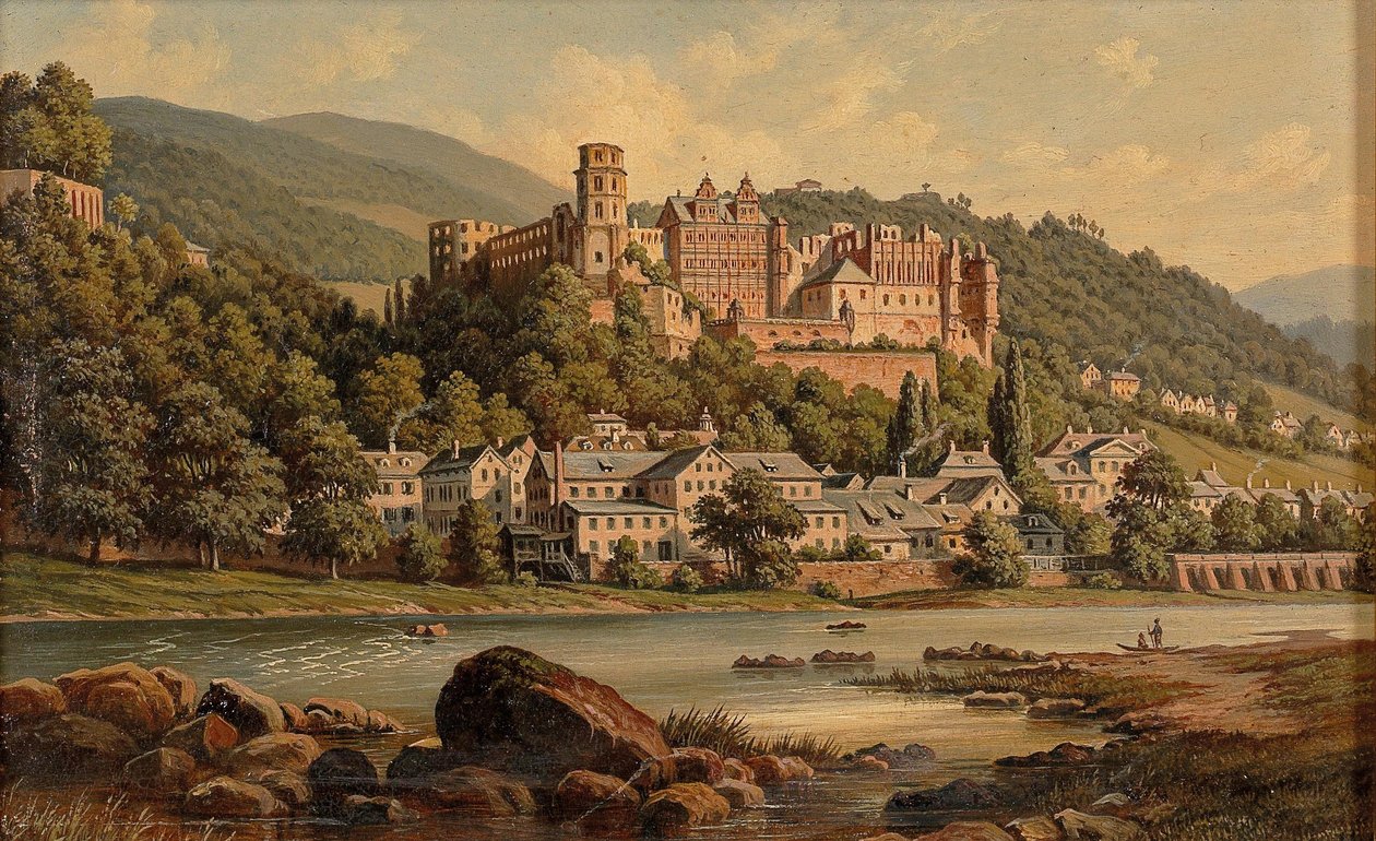 Veduta di Heidelberg da Hubert Sattler