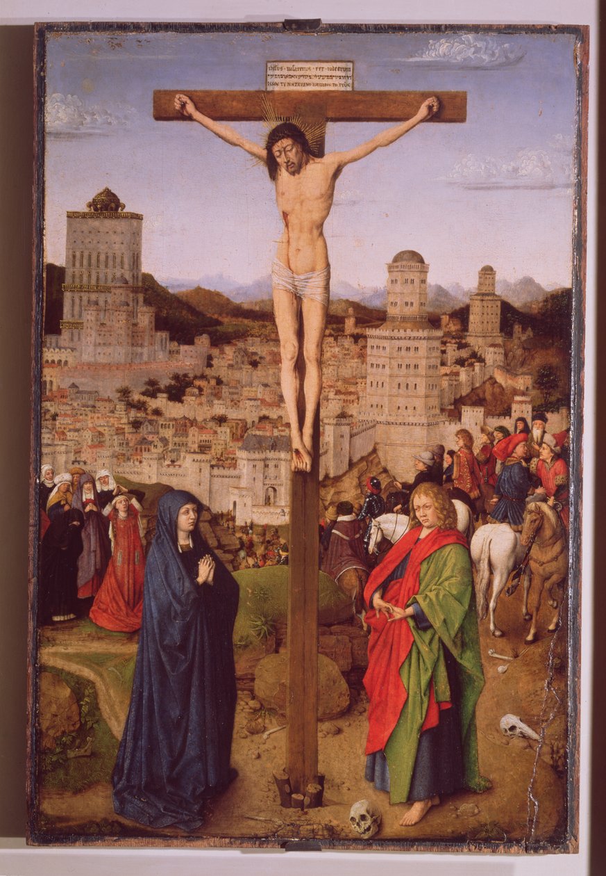 La crocifissione da Hubert van Eyck
