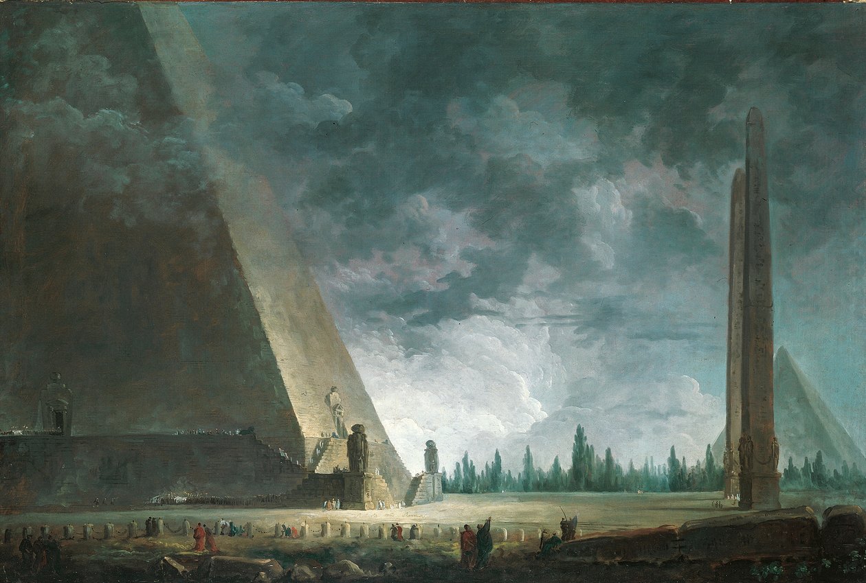 Fantaisie Egyptienne, 1760 da Hubert Robert
