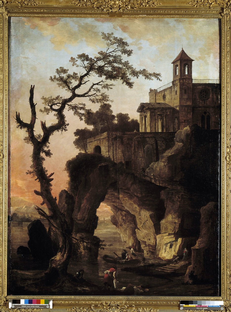 Paesaggio di fantasia da Hubert Robert