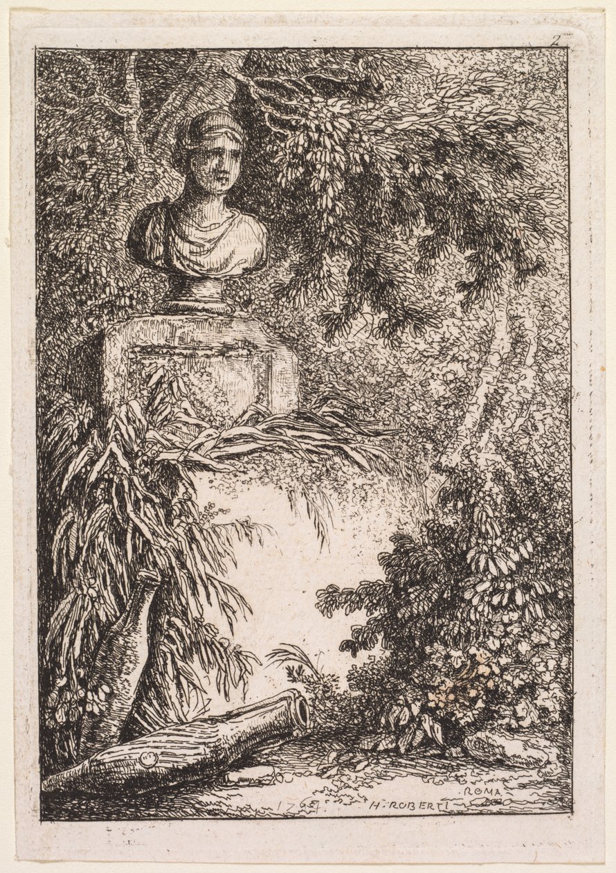 Le Serate di Roma: Il Busto da Hubert Robert