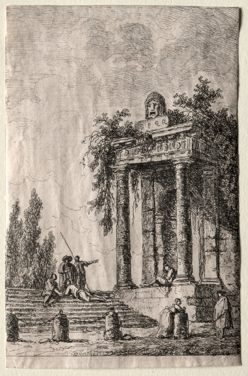 Le serate di Roma: Le scale da Hubert Robert