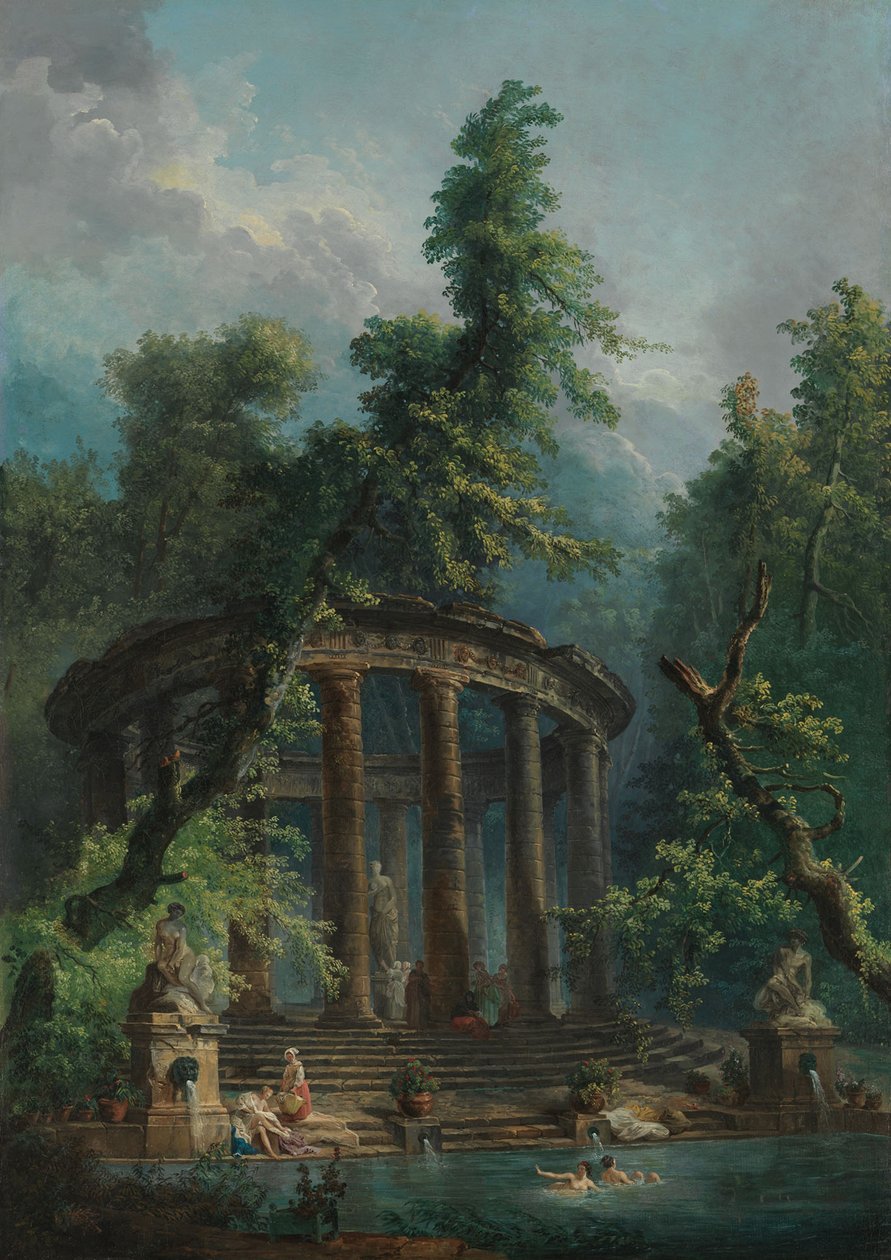 La piscina da Hubert Robert