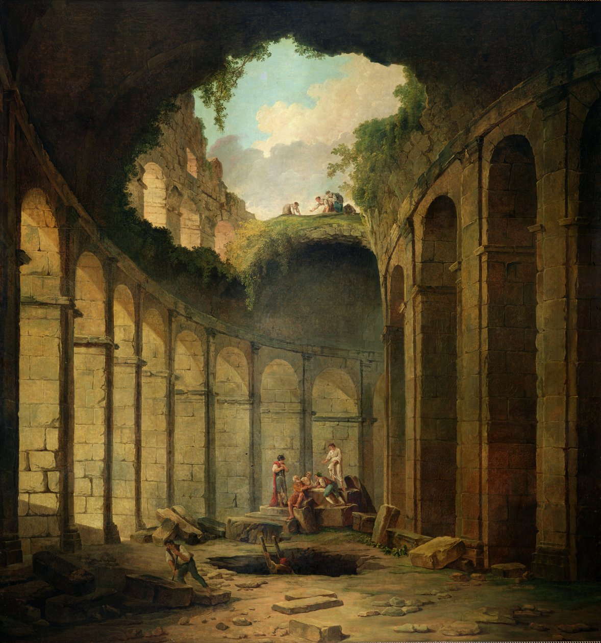 Il Colosseo, Roma da Hubert Robert