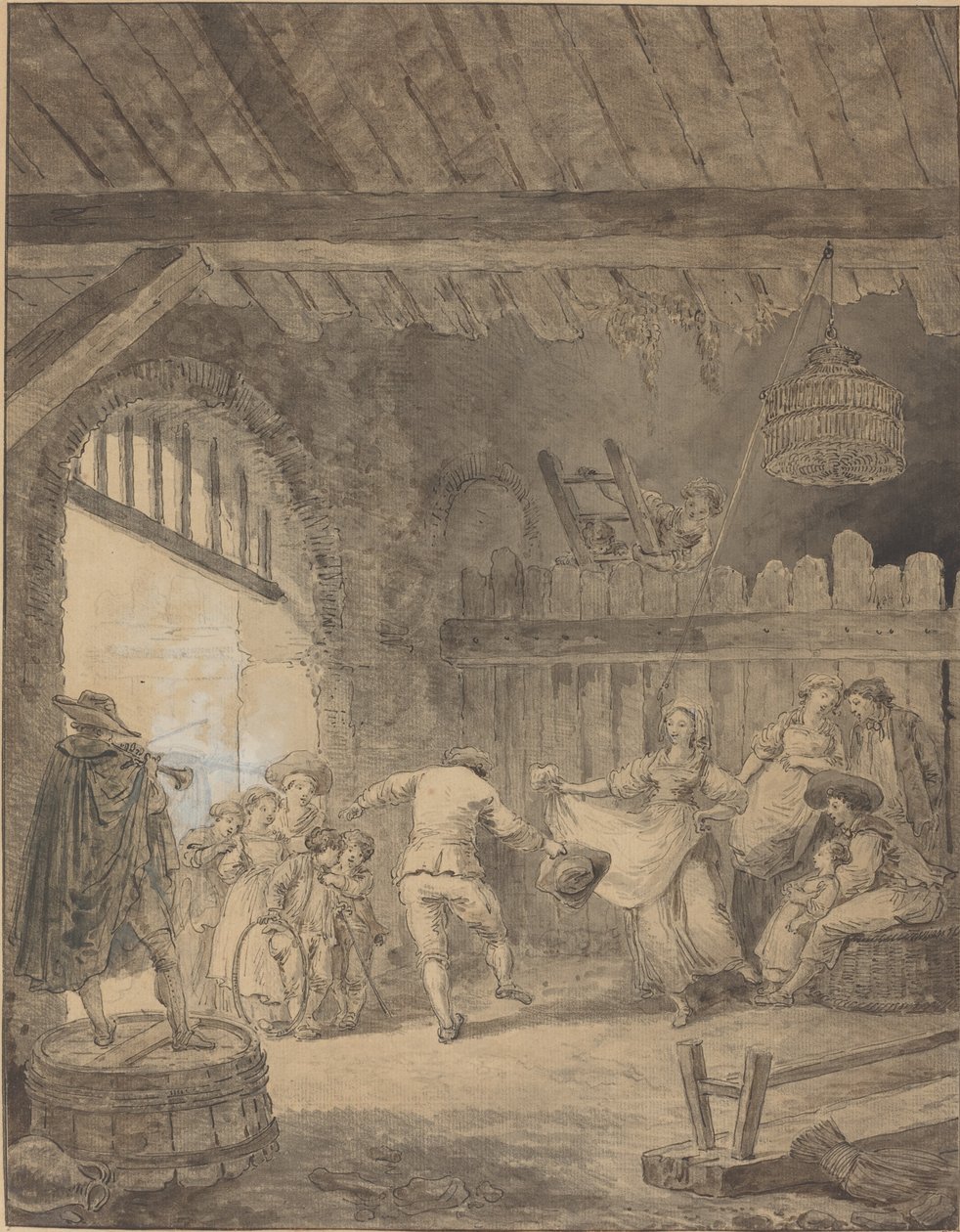 La Danza dei Contadini da Hubert Robert