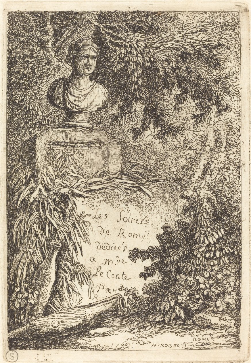 Il Busto Ritratto da Hubert Robert