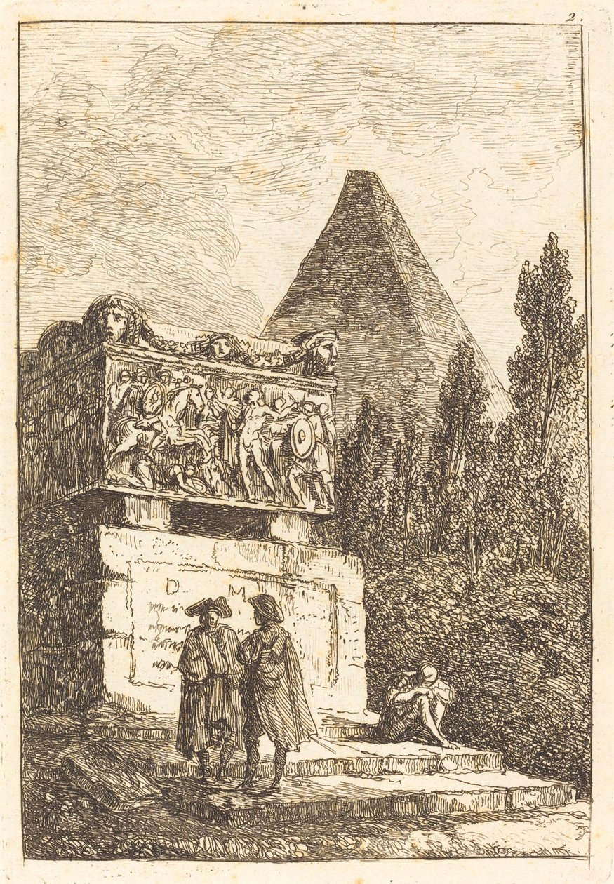 Il sarcofago da Hubert Robert