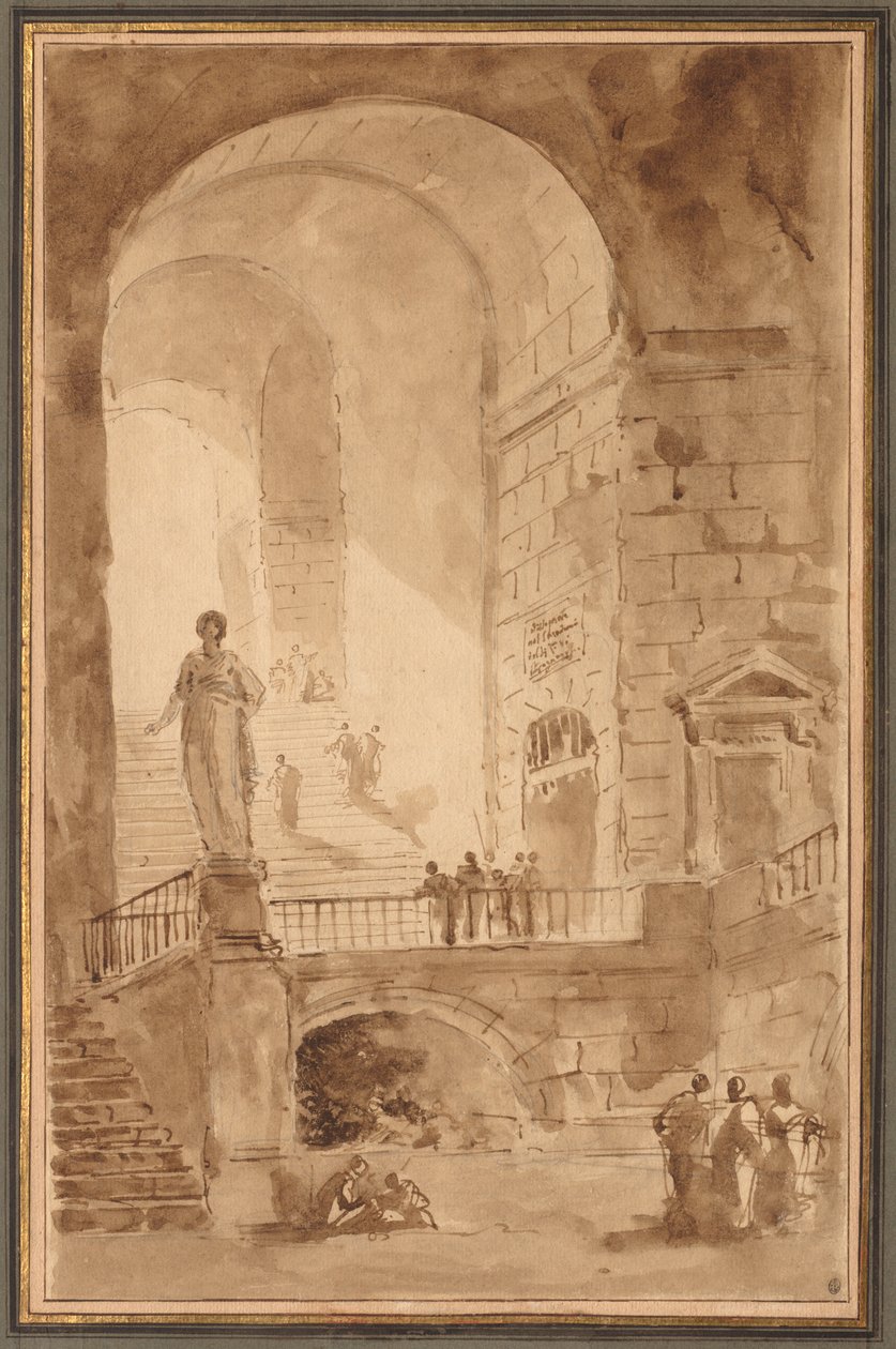Scala a volta da Hubert Robert