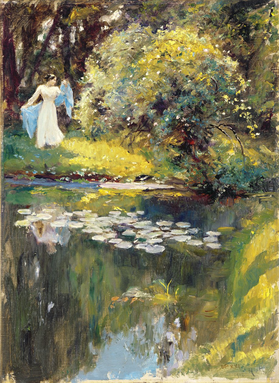 Nel giardino da Hubert von Herkomer