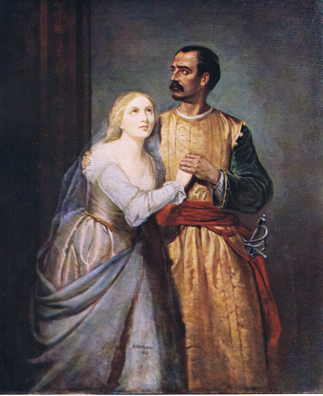 Otello e Desdemona da Hubert von Herkomer