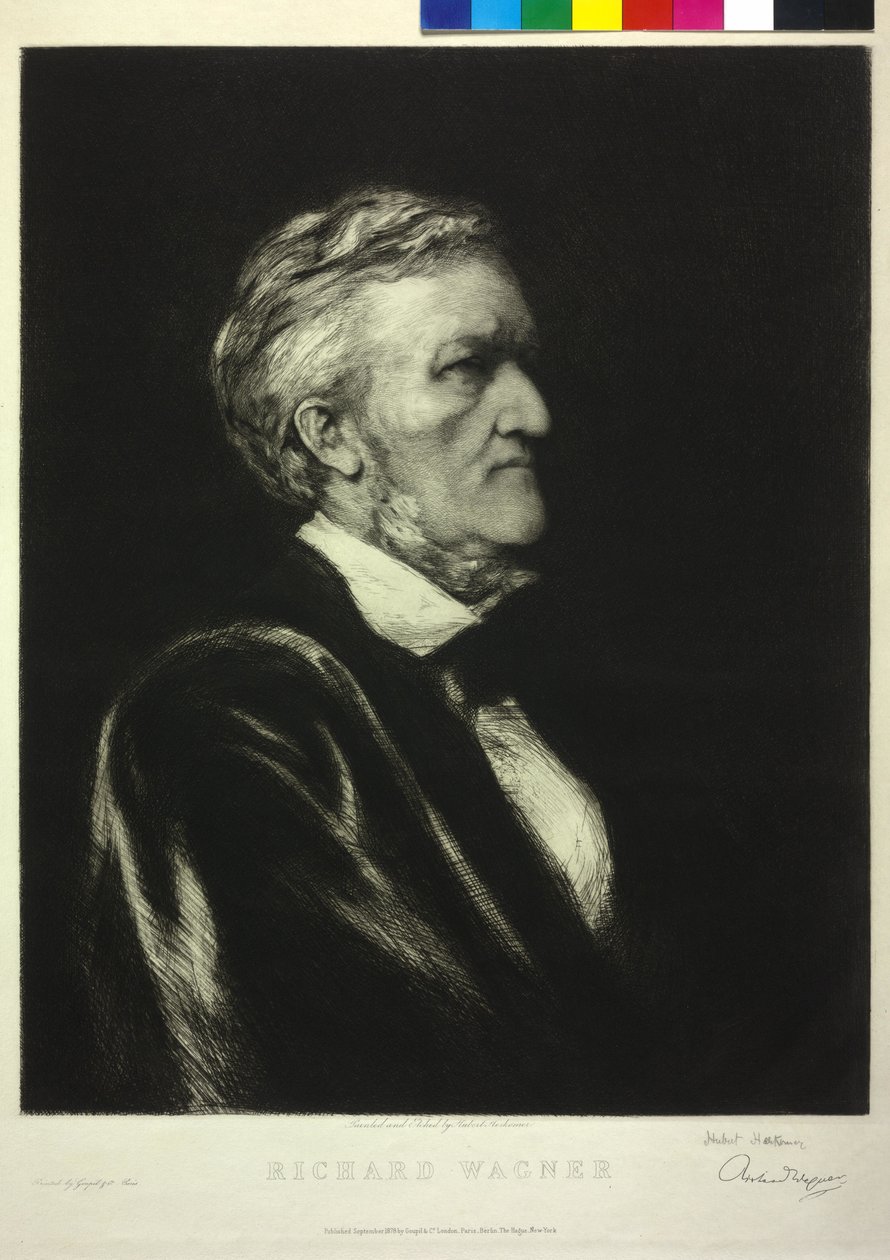 Richard Wagner da Hubert von Herkomer