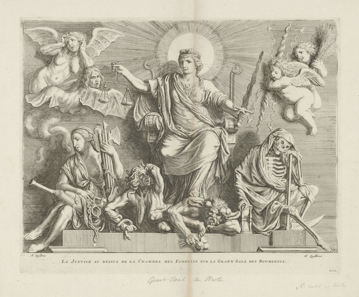 Allegoria della Giustizia da Hubertus Quellinus